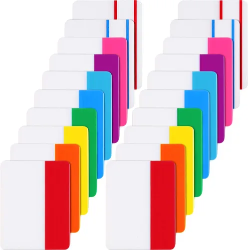 400 pestañas adhesivas de índice de 2 pulgadas, etiquetas de color para páginas o marcadores de libros, notas de lectura, archivos de clasificación,
