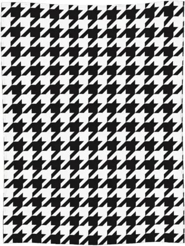 Miniatura 9 de Perinsto Manta de Tiro de Pata de Gallo Blanco y Negro Ultra Suave y Cálida para Todas las Estaciones, Manta Decorativa de Forro Polar para Cama