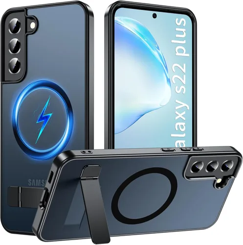 Miniatura 13 de Funda OWKEY Samsung Galaxy A13 5G, Funda Magnética para Teléfono con Soporte y Protector de Pantalla, Funda Protectora Antihuellas y a Prueba de A13