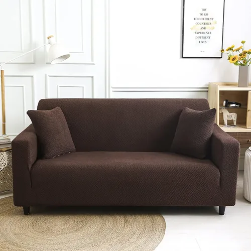 Miniatura 14 de Funda elástica para sillón, funda de sillón gruesa y elástica de tela jacquard, protector de muebles de color sólido, funda de sofá para niños