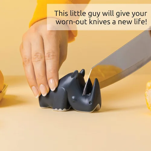 Miniatura 3 de OTOTO Afilador de cuchillos de cuchilla, mantén los cuchillos más afilados con el mejor afilador de cuchillos, divertidos utensilios de cocina sin
