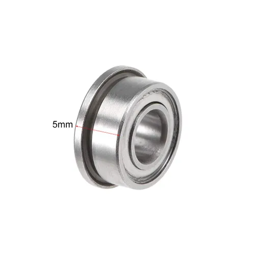 Miniatura 3 de Uxcell F685ZZ - Rodamientos de bolas con brida, de acero cromado con doble blindaje, ranura profunda, 5mmx11mmx5mm, 10
