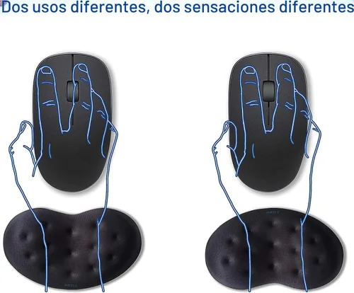 Miniatura 2 de BRILA Almohadilla de Soporte Ergonómica de Espuma Viscoelástica para Reposamuñecas de Ratón para Computadora, Laptop, Trabajo de Oficina