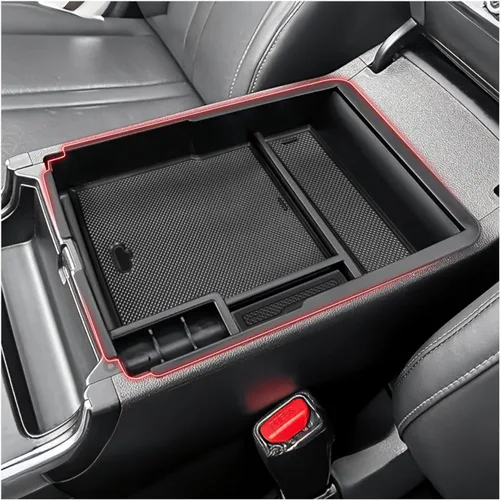 Miniatura 16 de Autorder Organizador de consola central para accesorios Kia Forte 2019-2024, caja de almacenamiento para reposabrazos, bandeja de inserción
