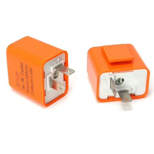 Miniatura 7 de QWORK Relé de intermitente electrónico de 2 pines para motocicleta, señal de giro hiperflash, señal de giro LED ajustable para motocicleta