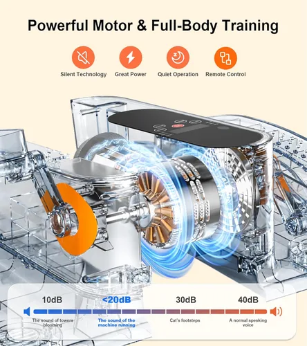Miniatura 2 de Máquina elíptica para debajo del escritorio, máquina portátil de ejercicio de pedal sentado para personas mayores, ejercitador de piernas Elipse