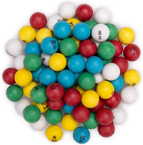 Miniatura 7 de 75 bolas de bingo multicolor de 1.5 pulgadas, bolas de plástico para jaulas de bingo y rifas, compatibles con jaulas de la mayoría