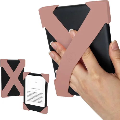 Miniatura 10 de Strapsicle Correa de silicona para manos – Kindle Basic Gen 11 y 12, Kobo Nia – Pequeña – 2-Pack – Negro – Cómoda alternativa a la funda o cubierta