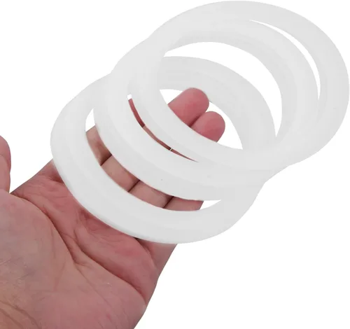 Miniatura 4 de Hemoton Juntas de silicona para tarros de boca ancha de 3.62 pulgadas, anillos de sello de repuesto reutilizables, paquete de 20
