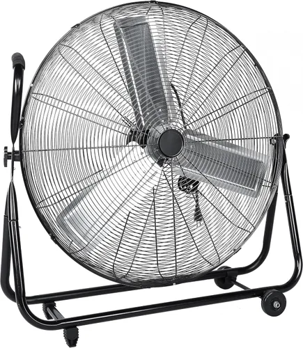 Miniatura 8 de Simple Deluxe Ventiladores de piso industriales de metal resistente de alta velocidad de 20 pulgadas, 3 velocidades, silenciosos para el hogar