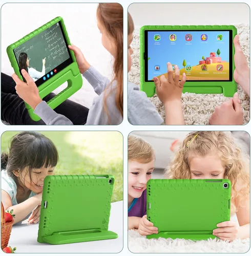 Miniatura 7 de Funda para niños para Samsung Galaxy Tab A 10.1 (2019) Modelo SM-T510/T515, a prueba de golpes, funda protectora de EVA con mango convertible