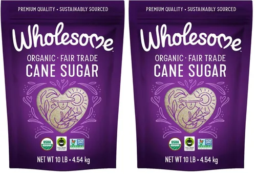 Miniatura 10 de Wholesome Sweeteners Azúcar de Caña Orgánica de 16 Onzas, Comercio Justo, Sin OMG, Sin Gluten, Puro y Vegano, para Hornear y Endulzar, 1 Paquete