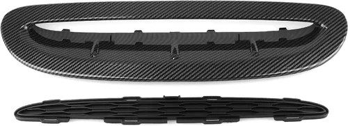 Capó delantero para campana extractora de ventilación para Mini Cooper S JCW F54 F55 F56 F57 2014-2024 aspecto de carbono negro brillante Carbon