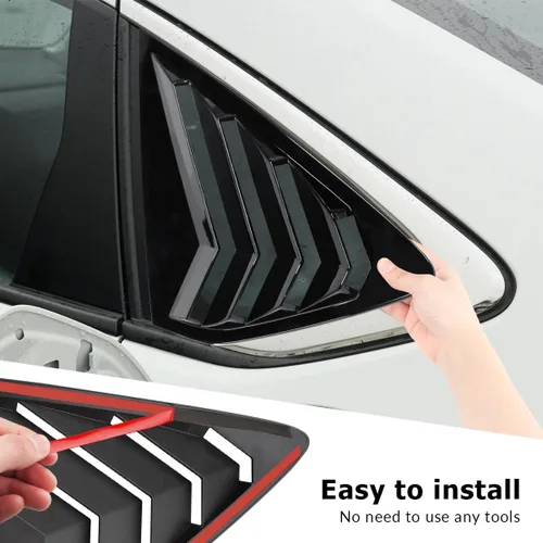 Miniatura 6 de Persianas laterales traseras compatibles con accesorios Honda Accord 2025 2026 2023 2024 estilo deportivo para Accord 11ª generación de rejillas