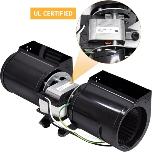 Miniatura 6 de Aftermarket 812-4900 Soplador de convección para estufas de leña Quadrafire Classic Bay 1200i, Quadra-Fire 4100i 4100 3100 3100i 4300, chimenea