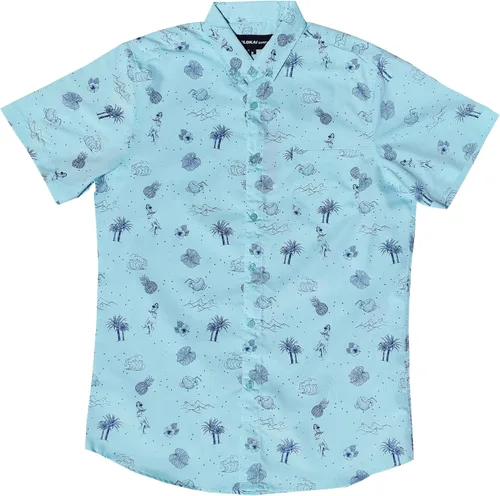 Miniatura 24 de Molokai Surf - Camisas hawaianas de manga corta con botones y corte ajustado