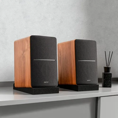 Miniatura 7 de SS5 - Almohadillas de aislamiento para monitor de estudio, espuma acústica de alta densidad inclinada para mesa y escritorio para altavoces