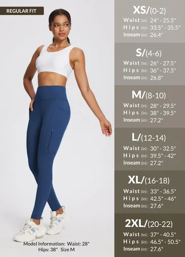 Miniatura 29 de baleaf Leggings con forro polar para mujer, impermeables, pantalones de senderismo de invierno, mallas térmicas para correr, bolsillos