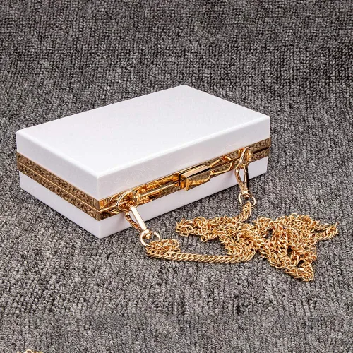 Miniatura 6 de Acrylic Clear Purse For Women, Crossbody Shoulder Handbag Evening Clutch Bag Chain Strap