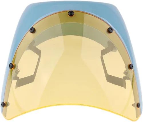 Miniatura 5 de Baosity - Pantalla de carenado universal para manillar de estilo retro, para faros delanteros de 7 pulgadas