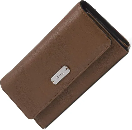 Miniatura 15 de Nautica Money Manager RFID - Cartera delgada y pequeña para mujer - Porta tarjetas de crédito con monedero y cartera con cremallera, organizador