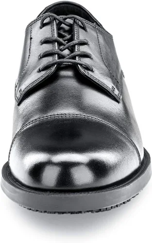 Miniatura 6 de Shoes for Crews Dress Shoes for Men, Mens Oxfords, Zapatos De Vestir para Hombre, Slip Resistant, Safety, Brown or Black