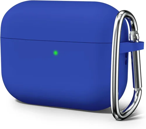 Miniatura 14 de Oakxco Funda de silicona para Airpods 3, bonita funda rígida femenina para Airpods de 3ª generación con llavero, gel de goma colorido suave de TPU