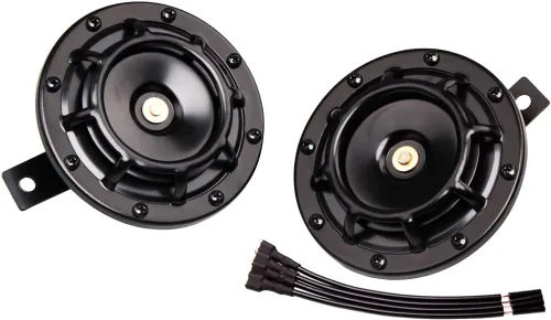 Miniatura 17 de FARBIN Bocina de coche impermeable tono súper fuerte 12V tono alto/tono bajo kit de bocinas gemelas de metal con rejilla protectora