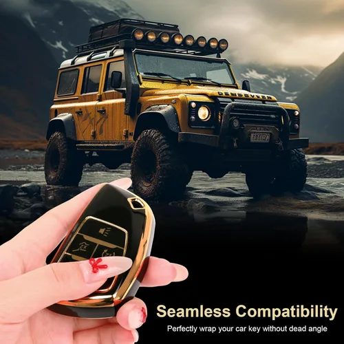 Miniatura 5 de Funda para llavero Sierra, carcasa de TPU suave para llavero para Chevy Suburban Tahoe GMC Yukon Denali Silverado Buick Enclave 2021-2025