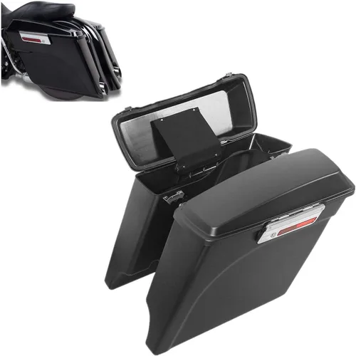 Miniatura 4 de Alforjas alargadas de 5 pulgadas TCMT para Harley Touring Street Electra Glide 1993-2013