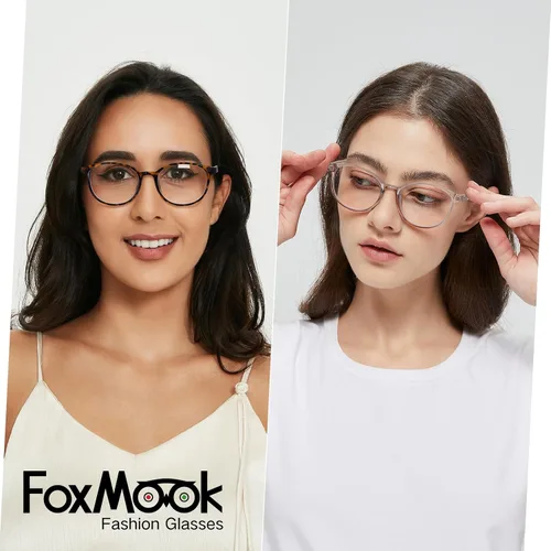 Miniatura 2 de Anteojos con bloqueo de luz azul redondos para mujeres y hombres, anteojos para computadora, anti fatiga ocular/UV/resplandor, anteojos