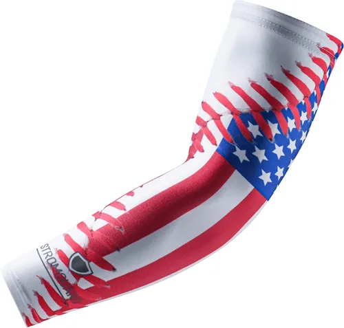Miniatura 19 de Stromguard Manga deportiva de compresión para brazo, camuflaje digital, béisbol, fútbol, baloncesto, (una manga de brazo)