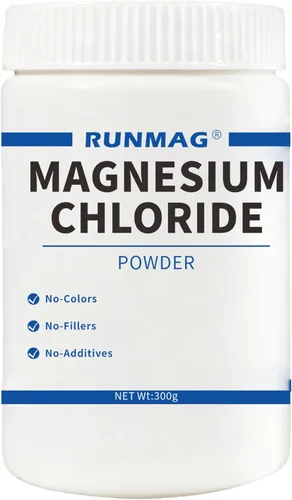 Miniatura 6 de Polvo natural del cloruro de magnesio, grado alimenticio 300g (10.58oz)/botella