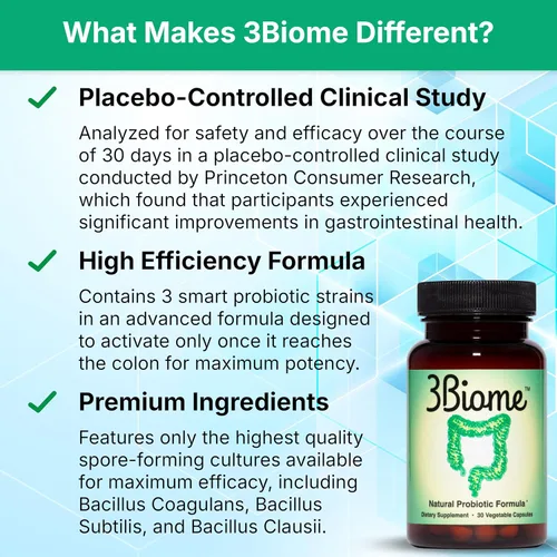 Miniatura 4 de 3Biome - Suplemento probiótico natural - Sin GMO, vegano, sin gluten