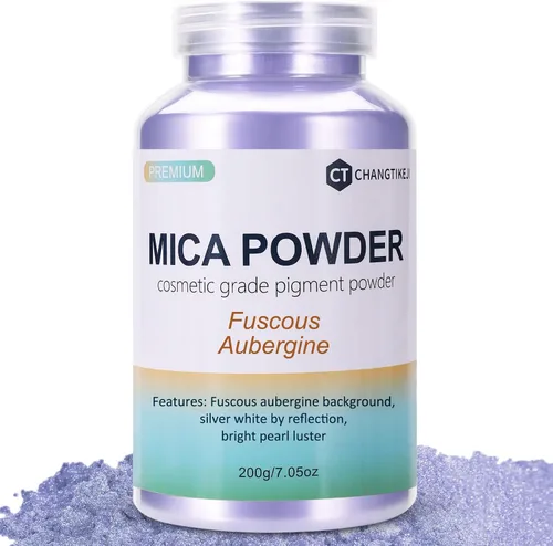 Miniatura 14 de CHANGTIKEJI Polvo de mica – 81 colores – 0.35 oz/botella de pigmento natural en polvo para resina epoxi, fabricación de jabón, fabricación de velas