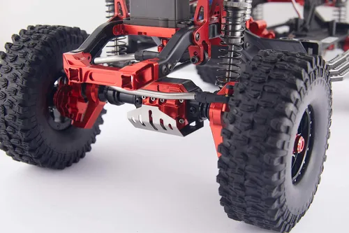 Miniatura 7 de Juego de carcasa de eje delantero y trasero de aleación de aluminio para 1/10 Traxxas TRX4 RC Crawler Car, reemplaza la carcasa original de los ejes