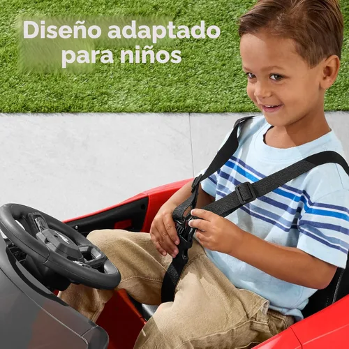 Miniatura 6 de Best Choice Products Carro de paseo eléctrico para niños de 12 V con licencia oficial Ford Mustang con control parental, luces LED, 2 velocidades