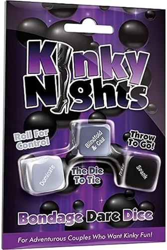 Creative Conceptions Kinky Night Juego de dados para parejas para adultos. Escenarios estimulantes para tu cita nocturna, se burlan y juegan juntos