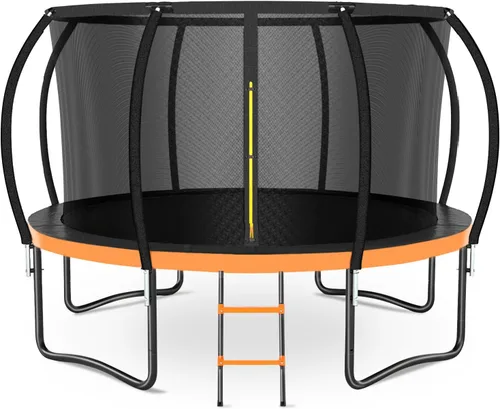 Miniatura 22 de Zevemomo - Trampolines de 8.0 pies, 10.0 pies, 12.0 pies, 14.0 pies, 16.0 pies, para exteriores, trampolines para niños y adultos, trampolines