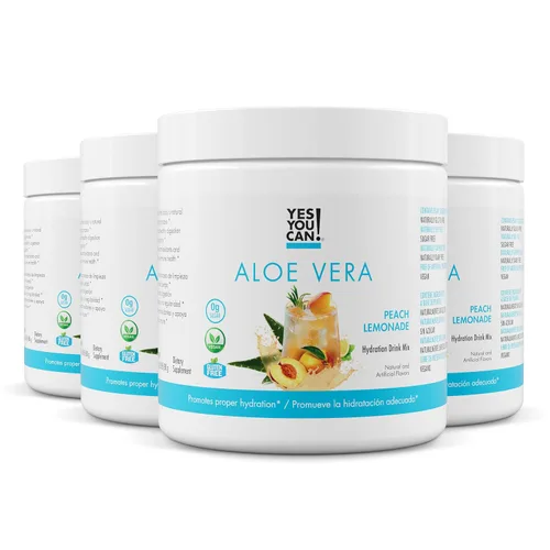Miniatura 16 de Yes You Can! Mezcla de bebida en polvo de aloe vera, refuerzo de hidratación infundido con extracto de aloe vera orgánico puro, deliciosos sabores