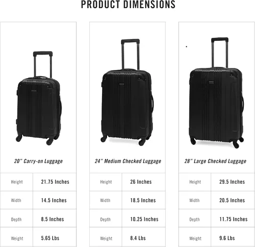 Miniatura 108 de Kenneth Cole Reaction Out Of Bounds - Equipaje de transporte vertical, Carbón), 5705058