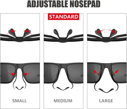 Miniatura 6 de Gafas de sueño HD P1AS 99.9% con bloqueo de luz azul para juegos que reducen la fatiga ocular y el deslumbramiento, definición de alto contraste