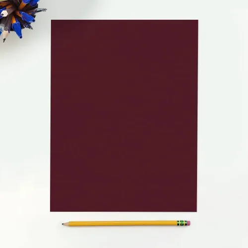 Miniatura 3 de Cartulina de 8.0 x 11.0 in, lino burdeos (1,000 cantidad). Perfecto para manualidades de vacaciones, invitaciones, álbumes de recortes, tarjetas