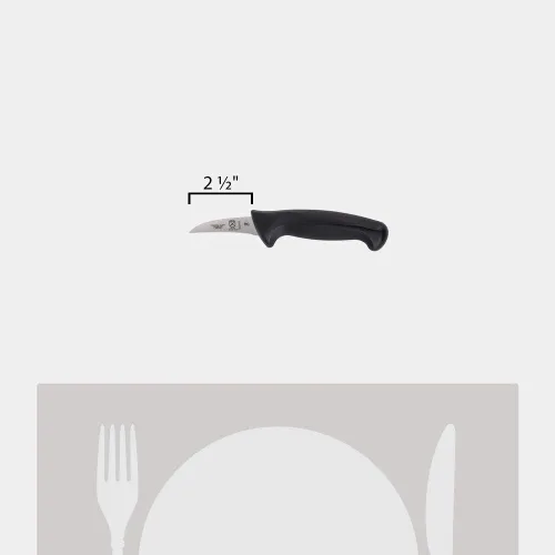 Miniatura 4 de Mercer Culinary M22102 Millennia Black Handle - Cuchillo de pelar/tornear, mango negro, 2.5 pulgadas