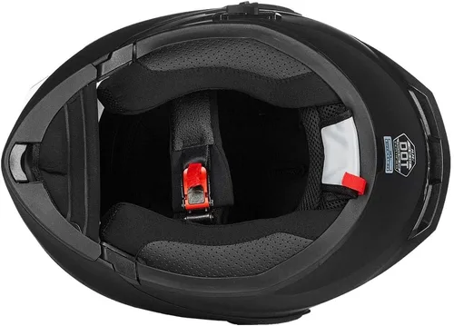 Miniatura 7 de ILM - Casco de motocicleta con Bluetooth, modular, abatible, de cara completa, doble visera, MP3, intercomunicador, radio FM, aprobado por el DOT