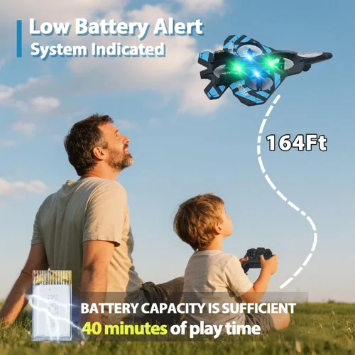 Miniatura 3 de Avión de control remoto para niños de 6 a 12 años, avión RC juguetes con control remoto fácil y duradero para principiantes tanto para niños como