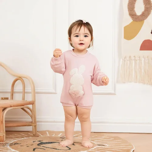 Miniatura 10 de FOCUSNORM Disfraz de Halloween para bebé recién nacida, sudadera de calabaza, mameluco de manga larga para otoño e invierno