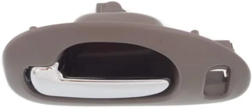 Miniatura 4 de Manija de puerta interior para Chrysler LHS 1999-2001 con bisel gris delantero del lado del conductor con palanca cromada Con orificio de bloqueo