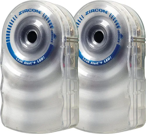 Miniatura 13 de Zircon - Detector de fugas de agua electrónico con alarma y sensor de inundación con alarma de 90dB de audio y alarmas duales de fuga, 1 paquete