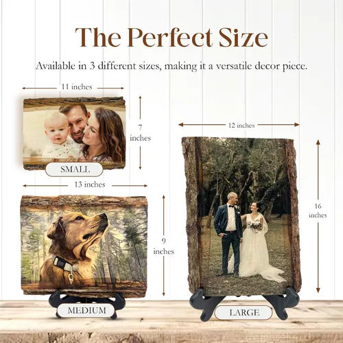 Miniatura 3 de Grabado de fotos personalizado con letra de madera de Navidad, regalo de boda, marco de fotos de madera, marco de fotos de boda para papá, regalo